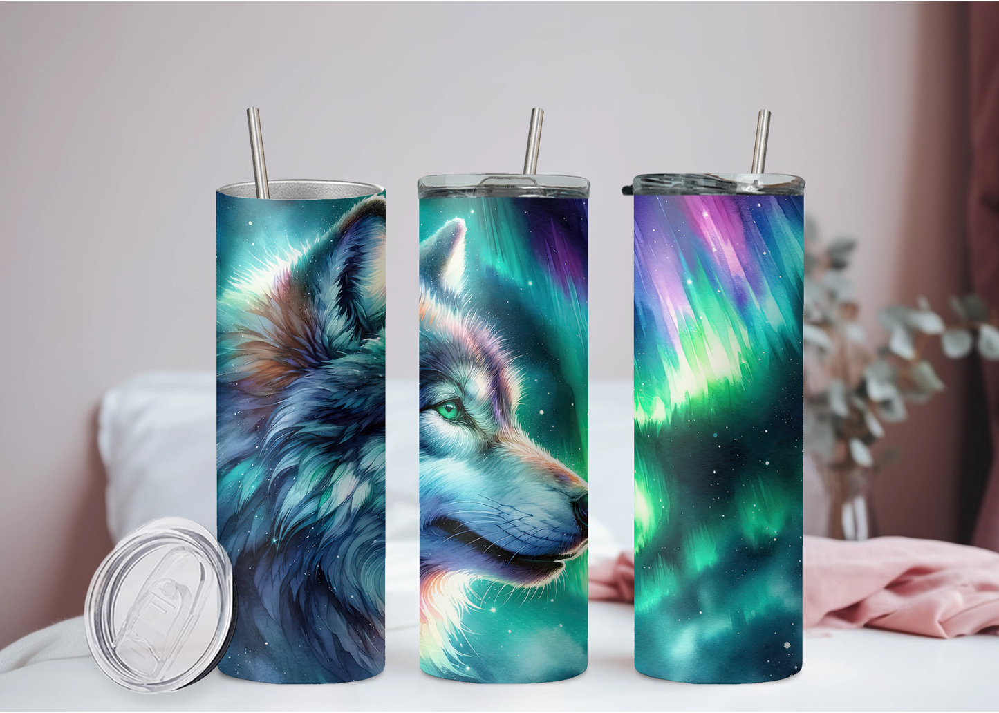 Wolf Nordlichter Becher