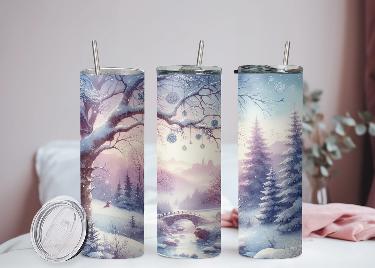 Winterlandschaft Becher 3
