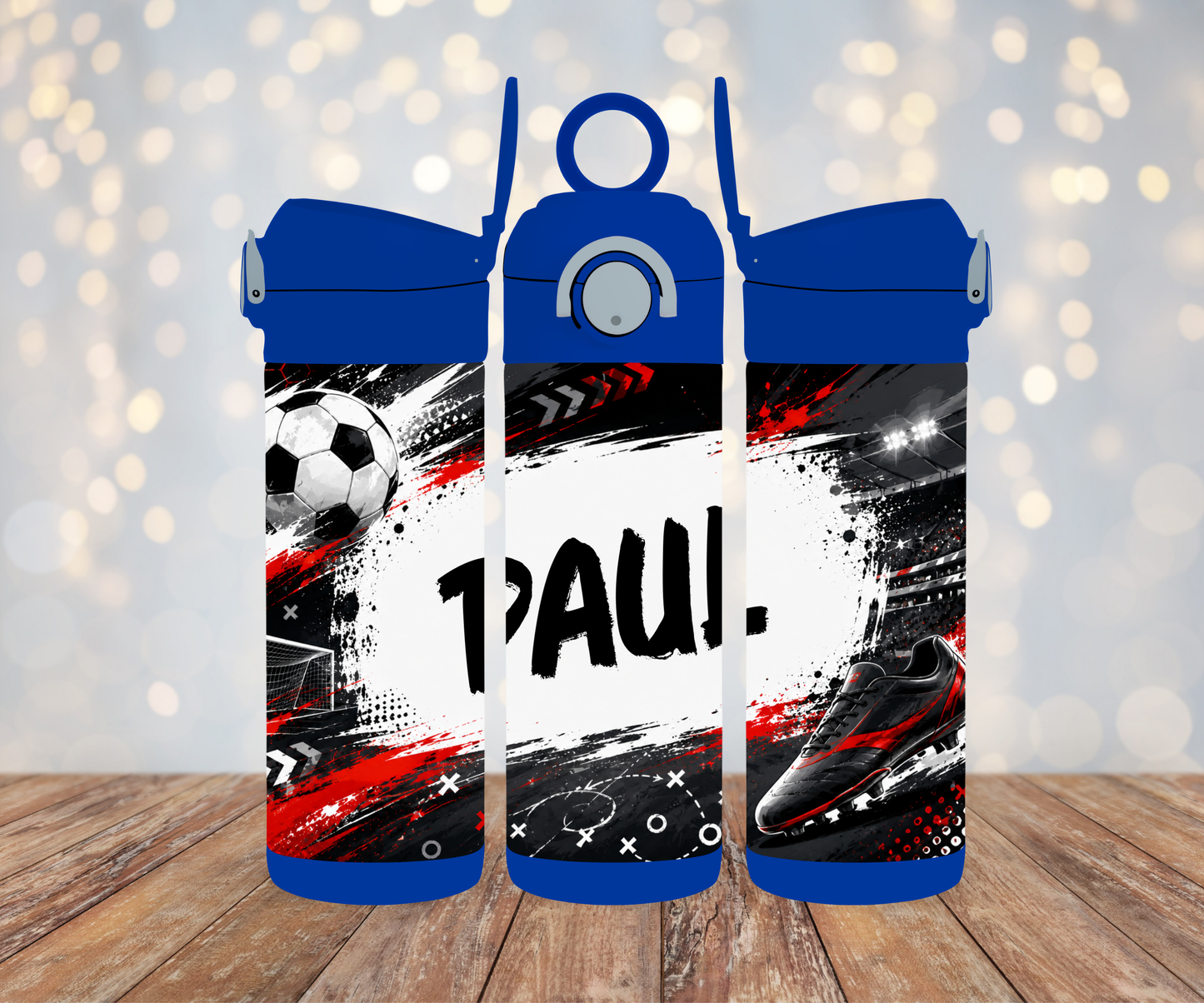 Kinderflasche Fußball Personalisiert