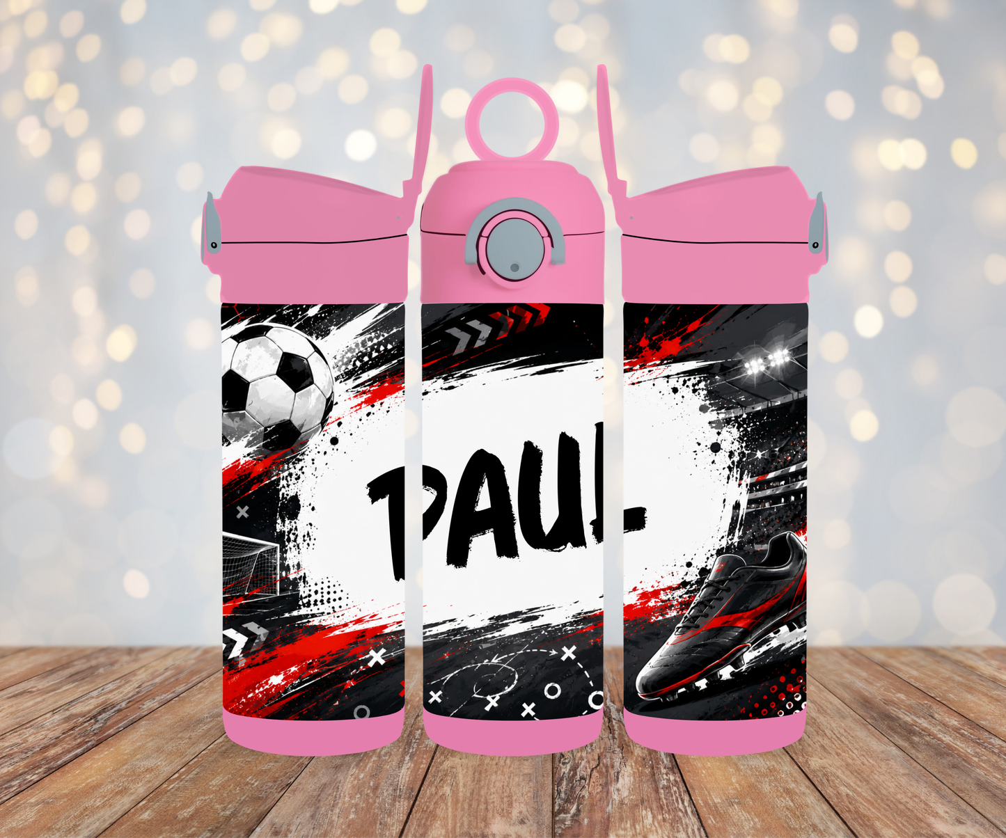 Kinderflasche Fußball Personalisiert