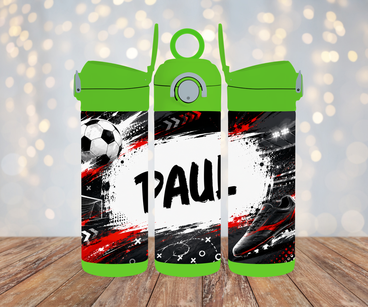 Kinderflasche Fußball Personalisiert