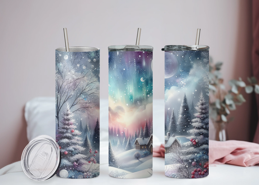 Winterlandschaft Becher 5