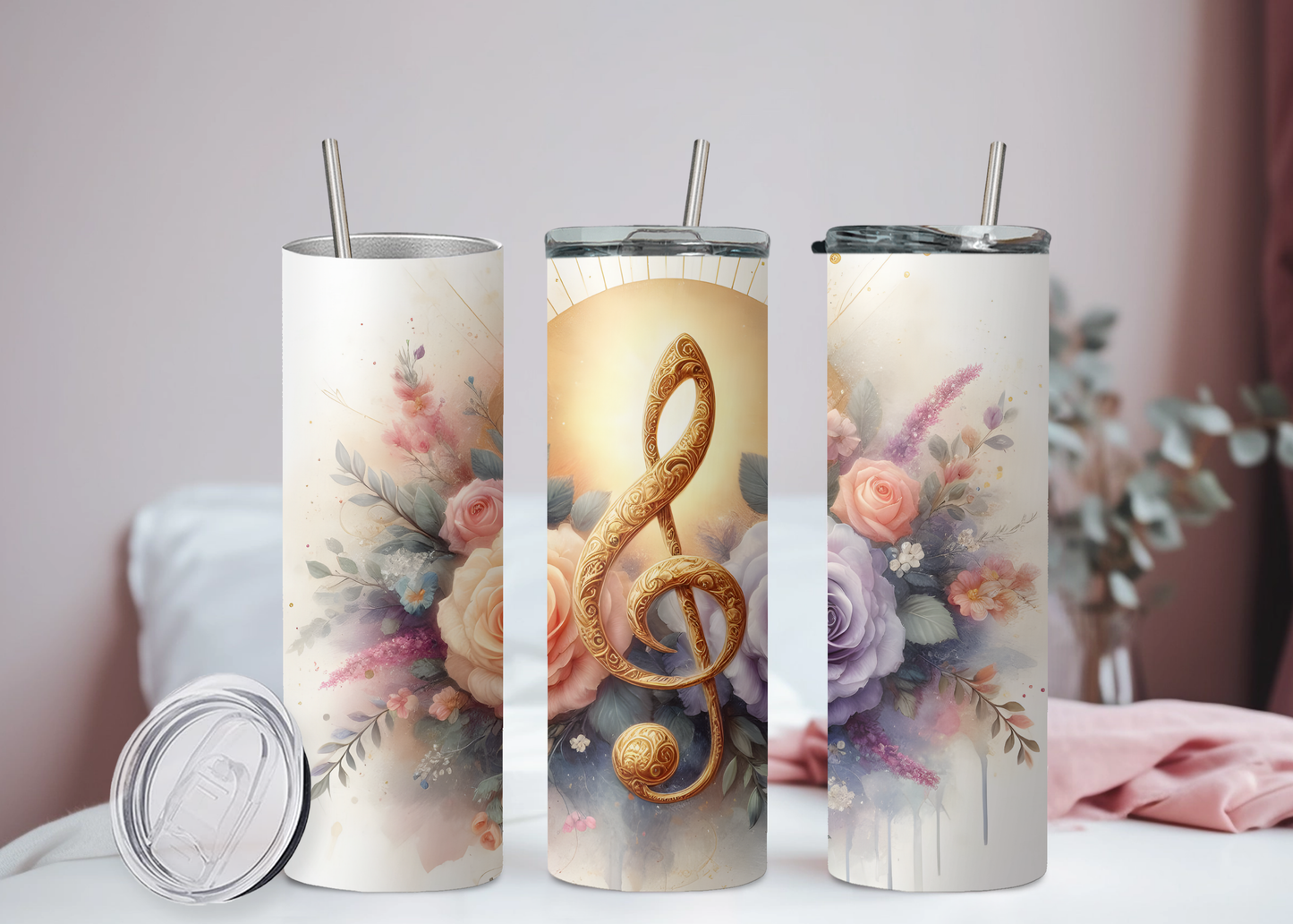 Notenschlüssel Becher 3