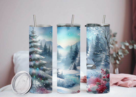 Winterlandschaft Becher 9