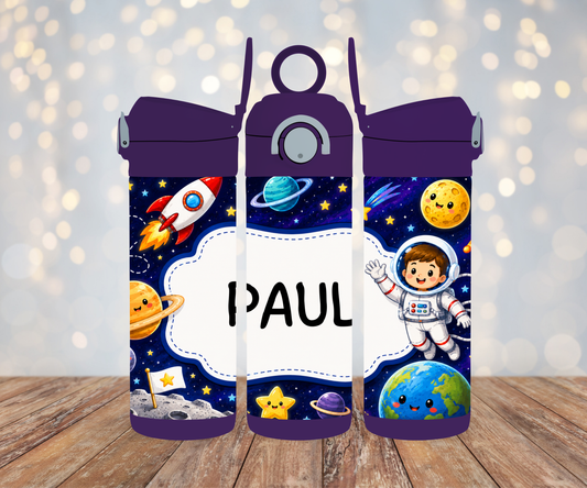 Kinderflasche Weltall Personalisiert