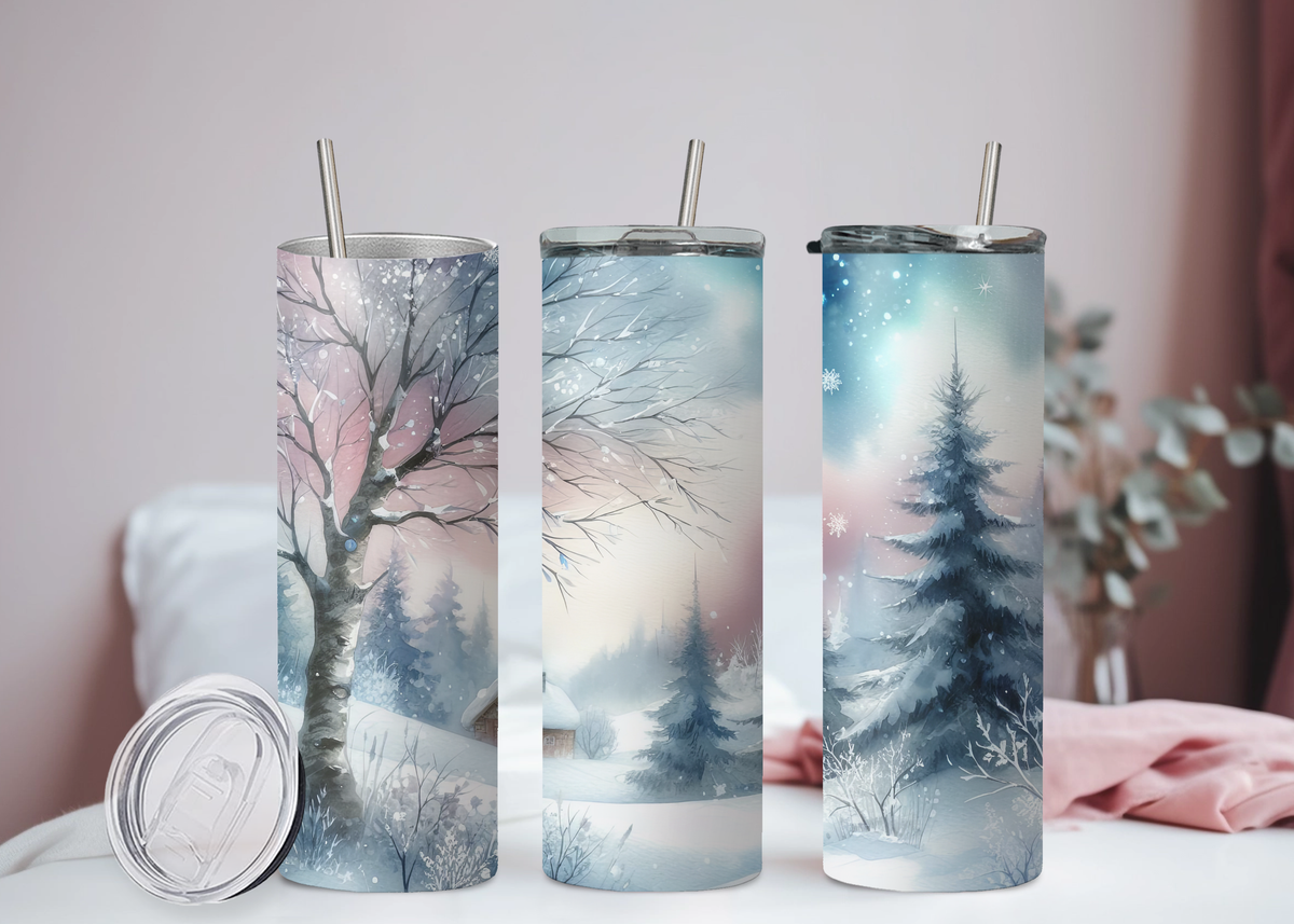 Winterlandschaft Becher 15