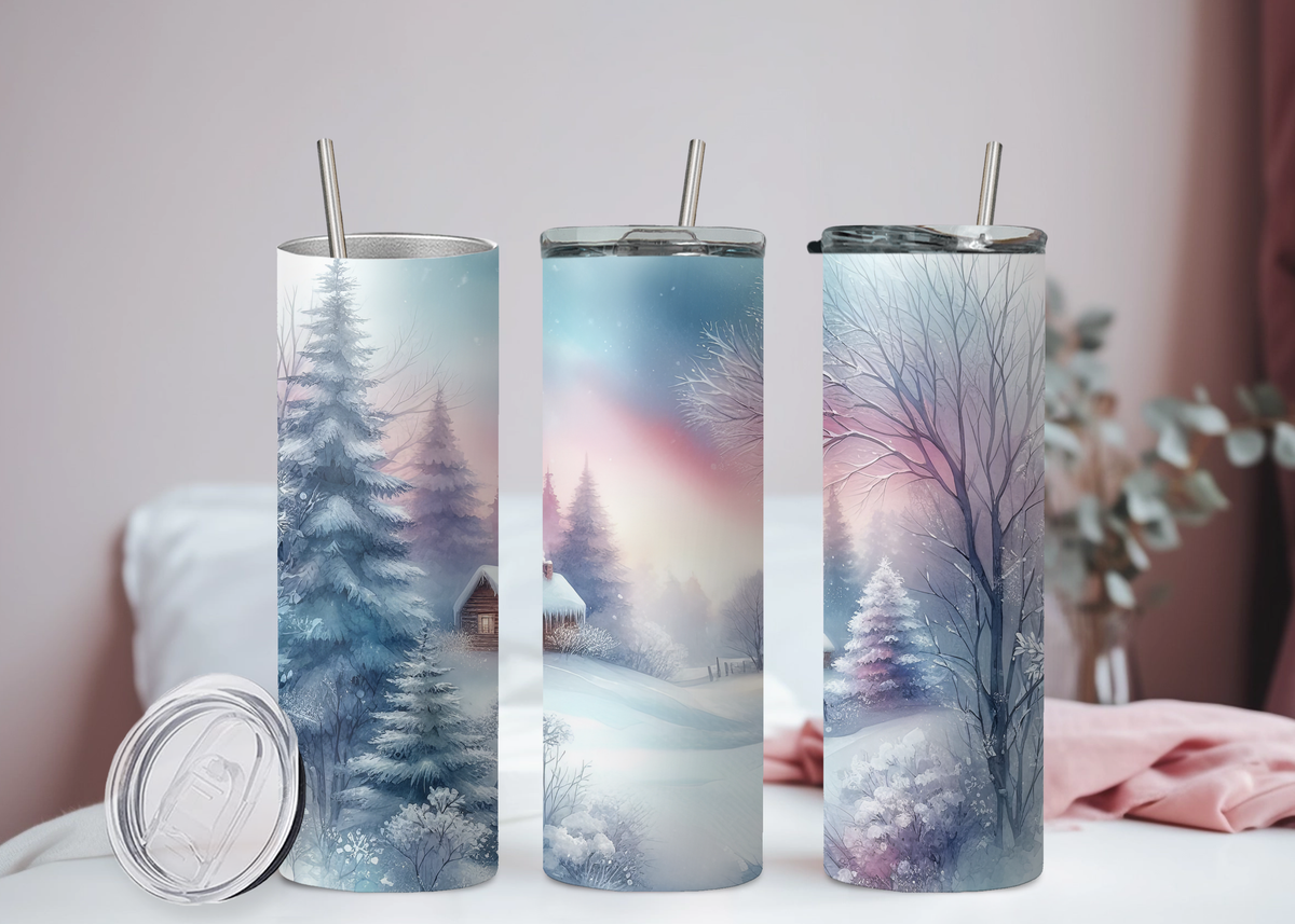 Winterlandschaft Becher 6