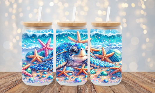 Trinkglas Schildkröte