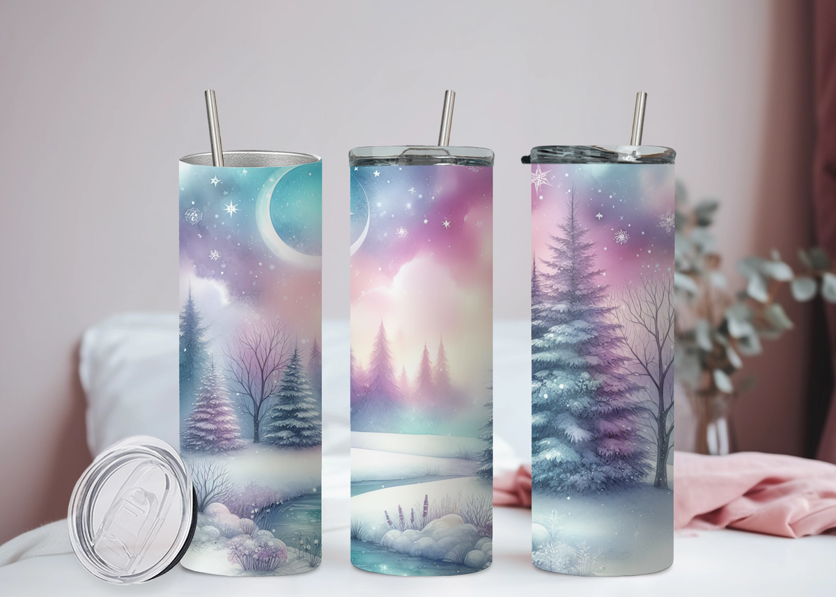 Winterlandschaft Becher 18