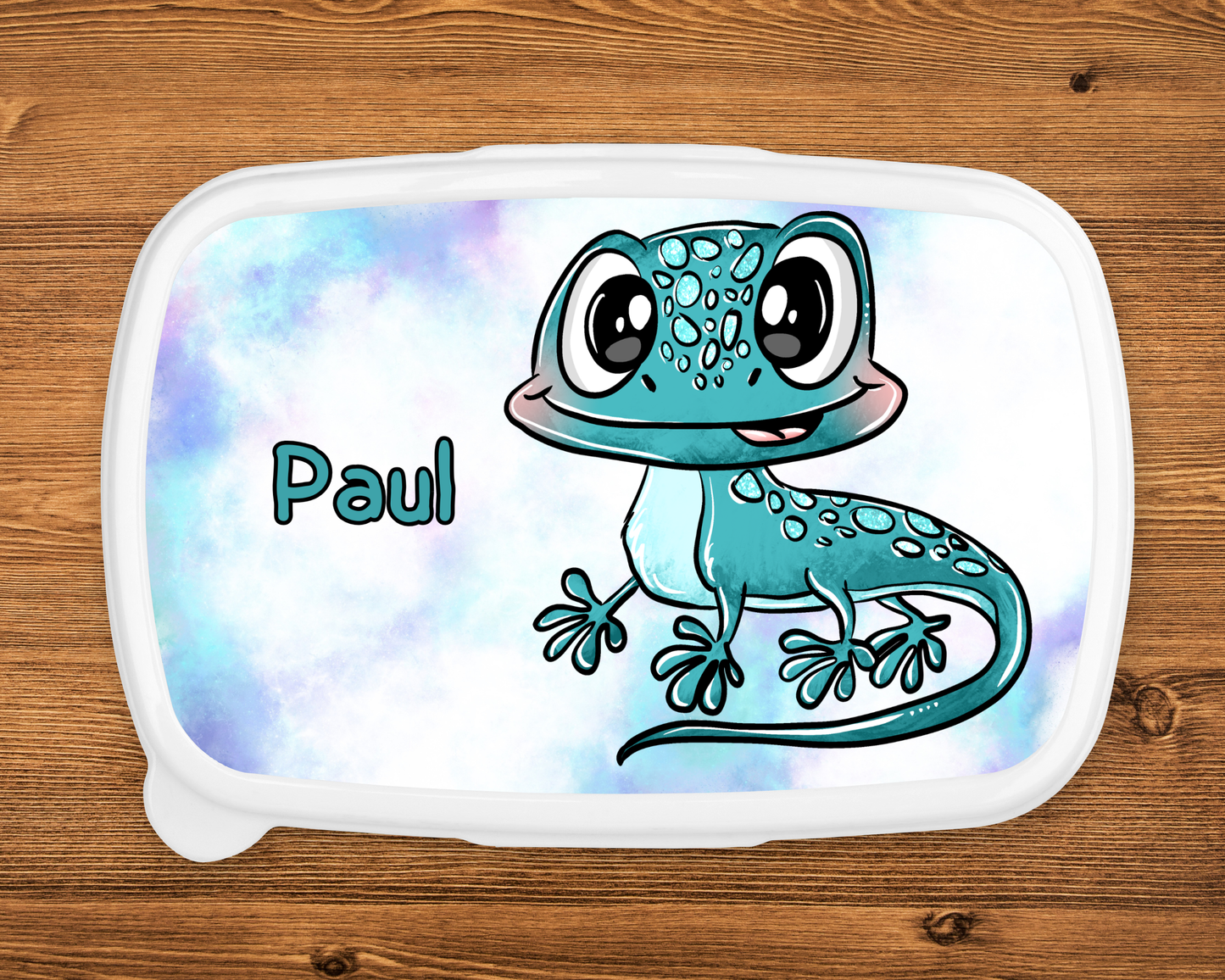 Lunchbox Schnubbirella Geckoliebe Blau