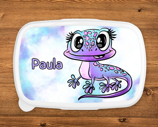Lunchbox Schnubbirella Geckoliebe Lila