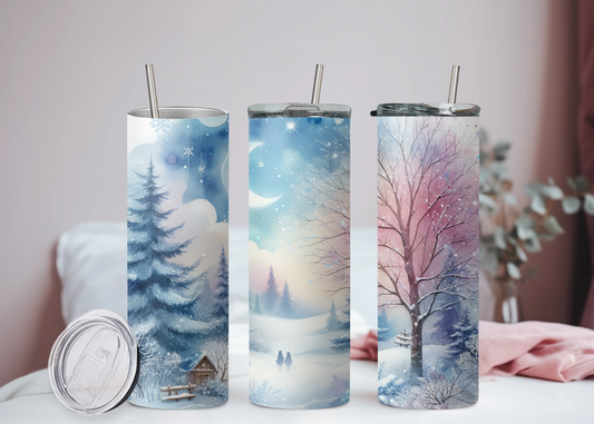 Winterlandschaft Becher 8