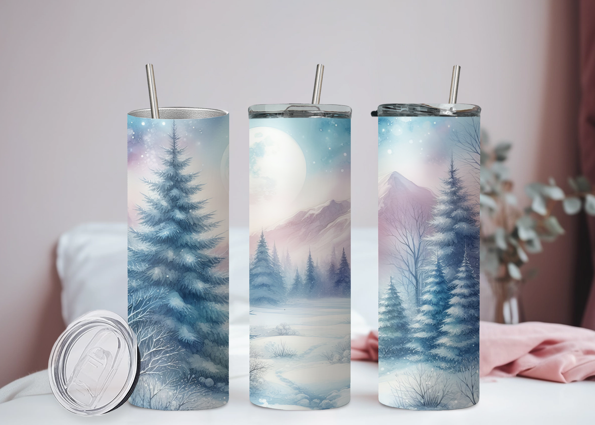 Winterlandschaft Becher 4