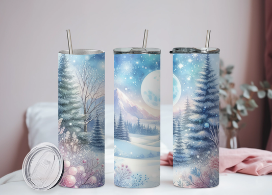 Winterlandschaft Becher 11