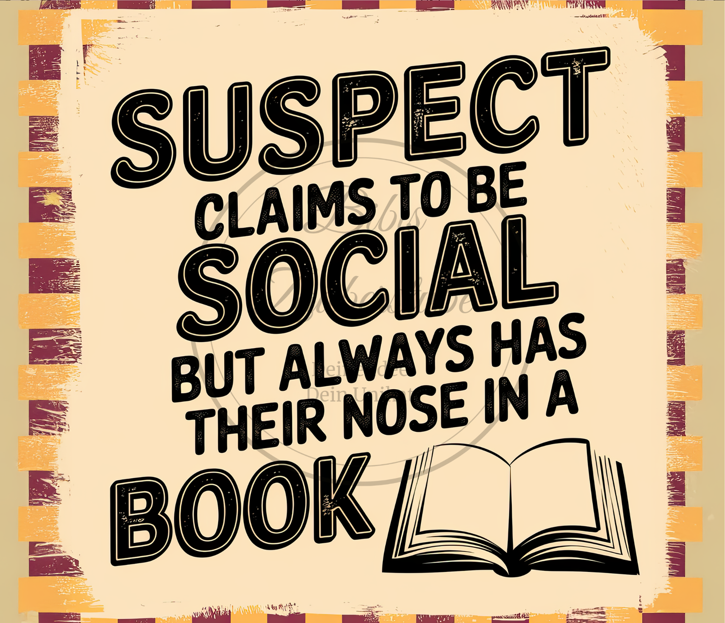 Bücher / Lesen Spruch