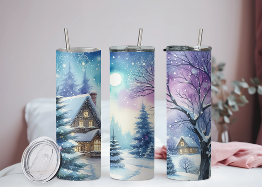 Winterlandschaft Becher 10
