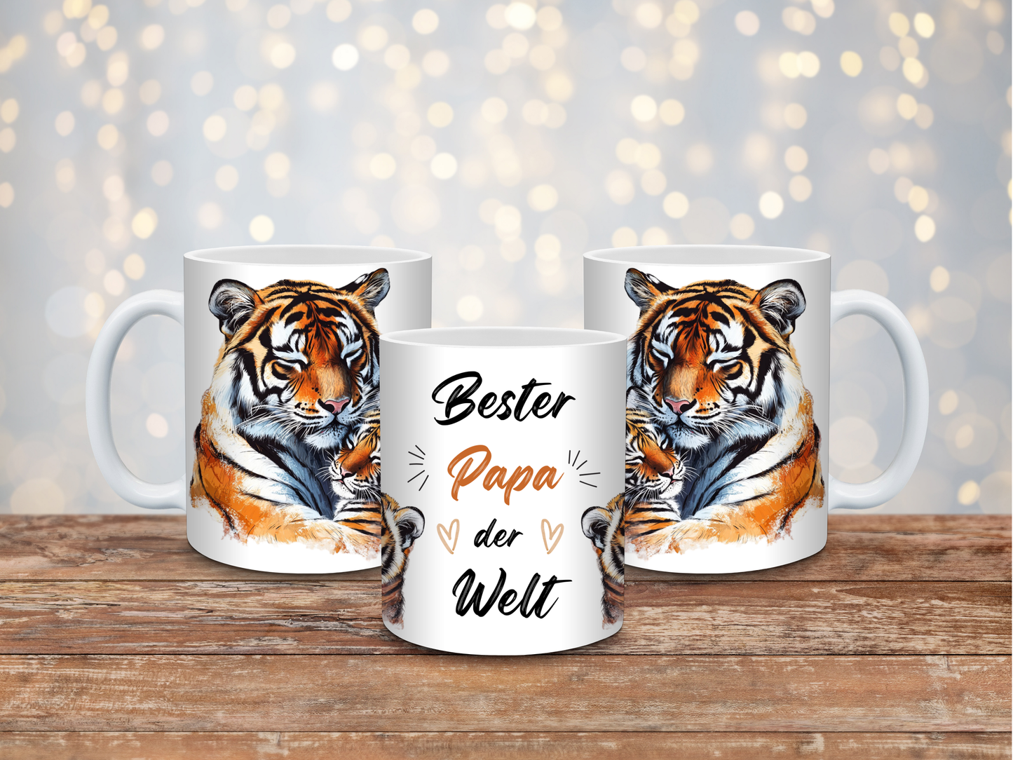 Papa Tiger Tasse