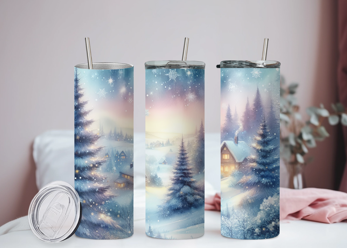 Winterlandschaft Becher 17