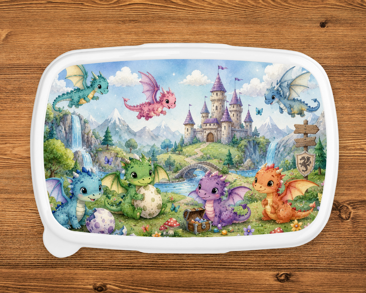 Lunchbox Süße Drachen