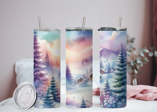 Winterlandschaft Becher 14