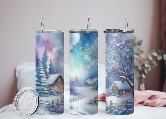 Winterlandschaft Becher 13