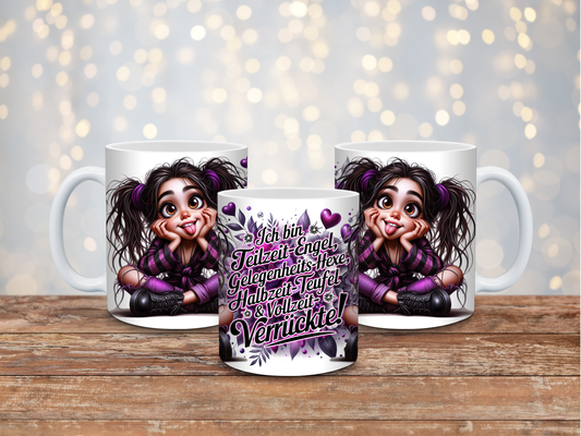 Vollzeit Verrückte Tasse