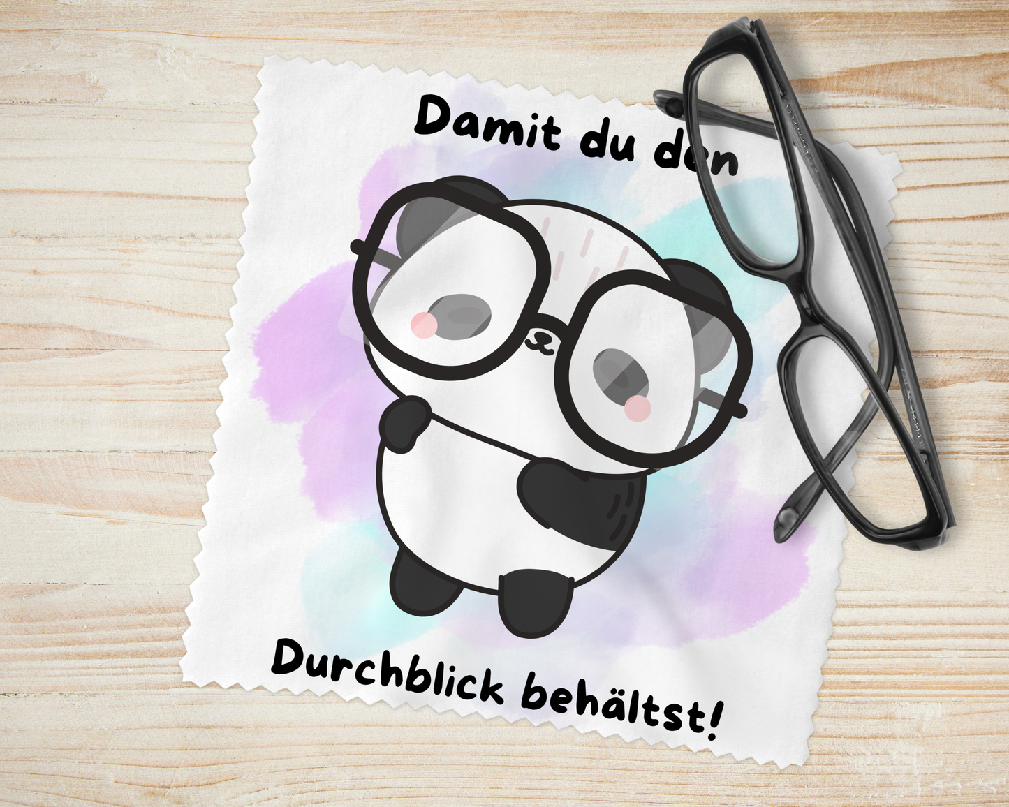 Brillenputztuch Panda 2