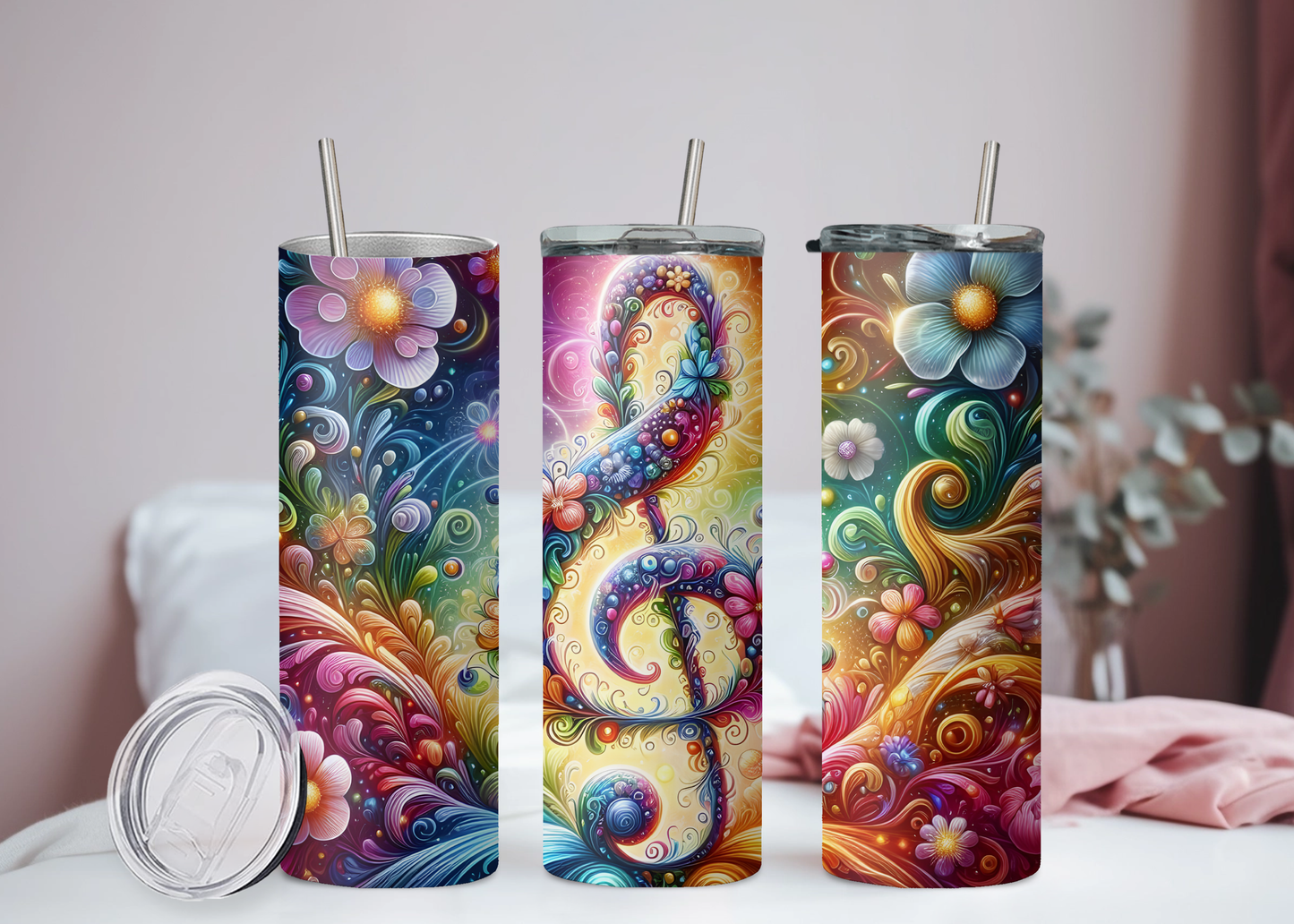 Notenschlüssel Becher