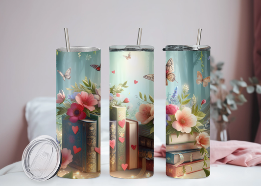 Frühlingsbücher Becher