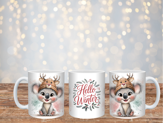 Hello Winter Tasse