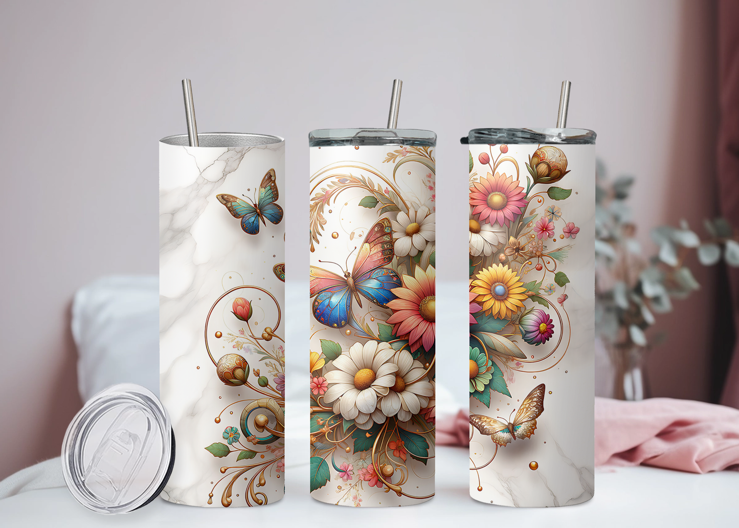 Frühlingsblumen Becher 2