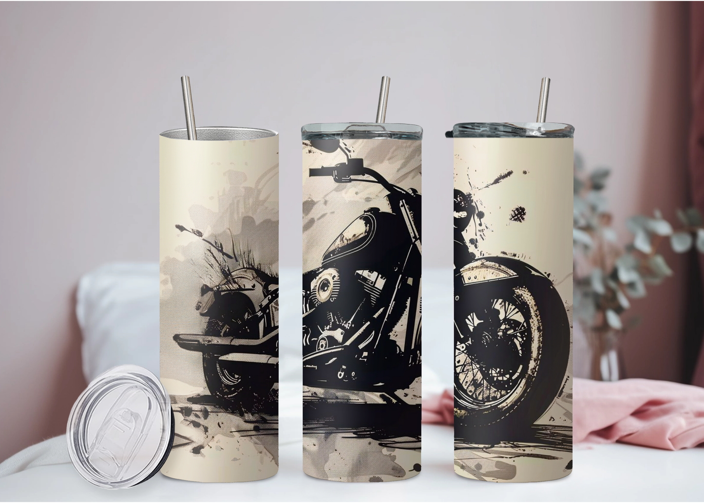 Motorrad Becher