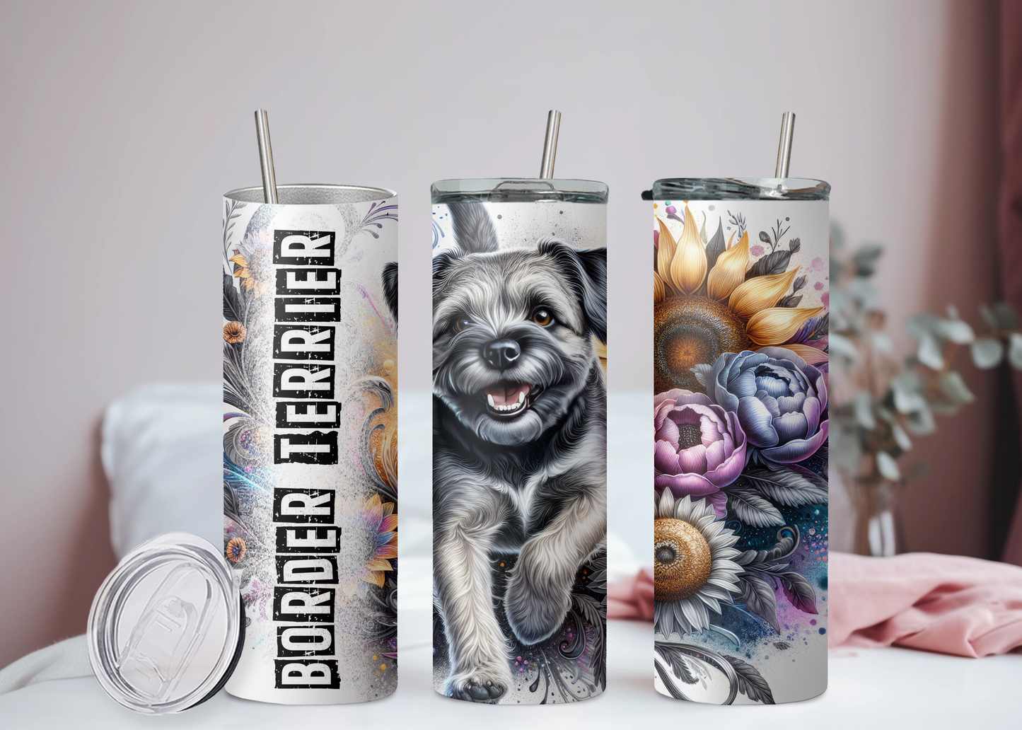 Border Terrier Becher