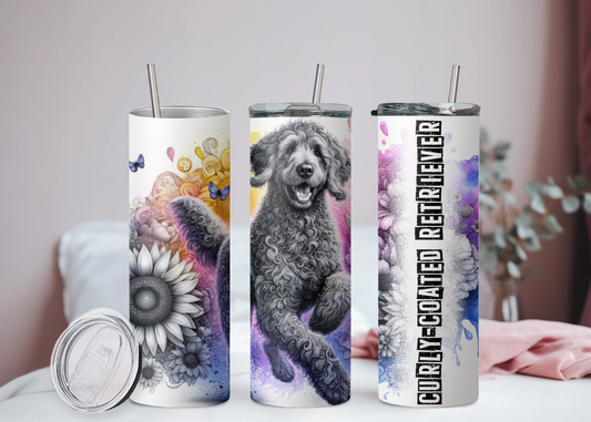 Curly Coated Retriever Becher