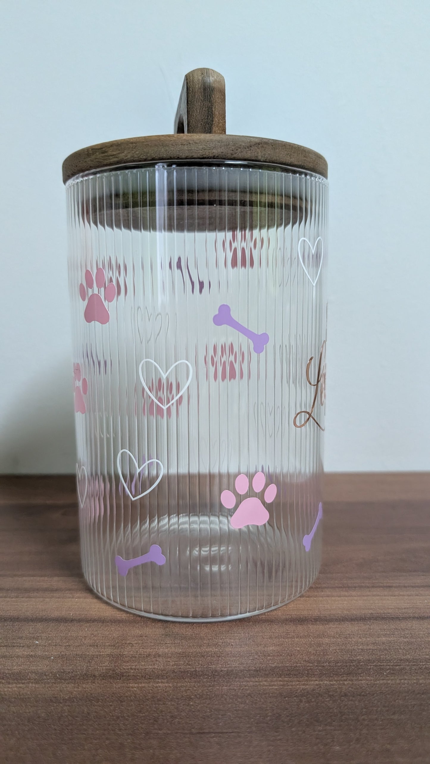 Leckerliglas 900ml Rosa