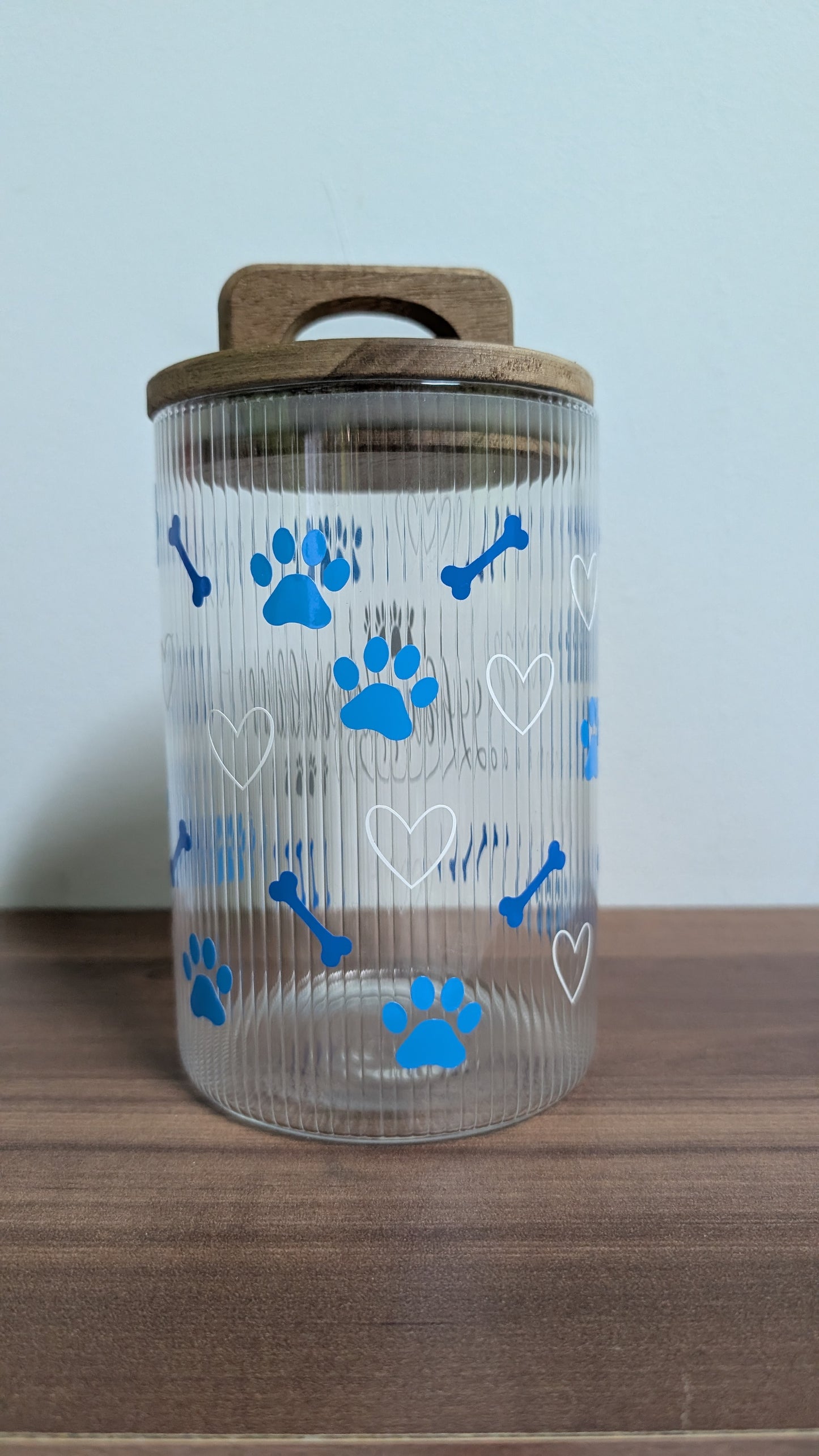 Leckerliglas 900ml Blau