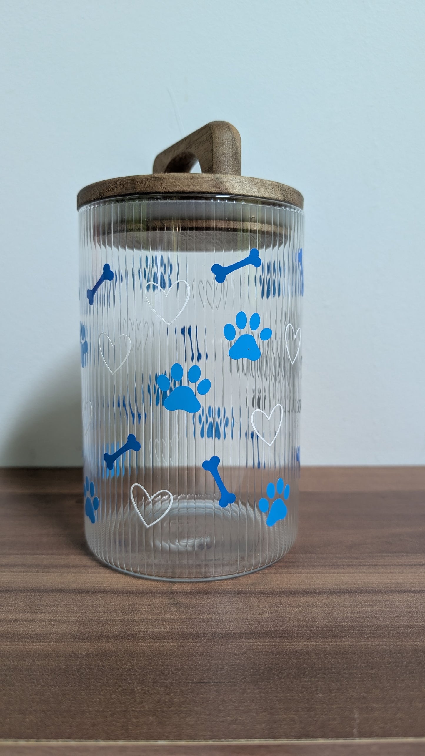Leckerliglas 900ml Blau