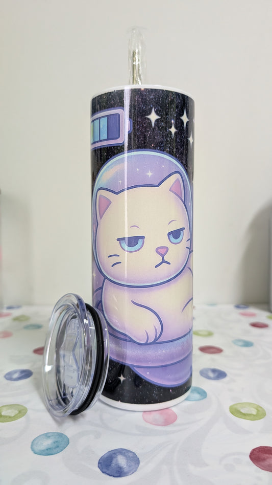 Tumblerbecher Space Katze B-Ware