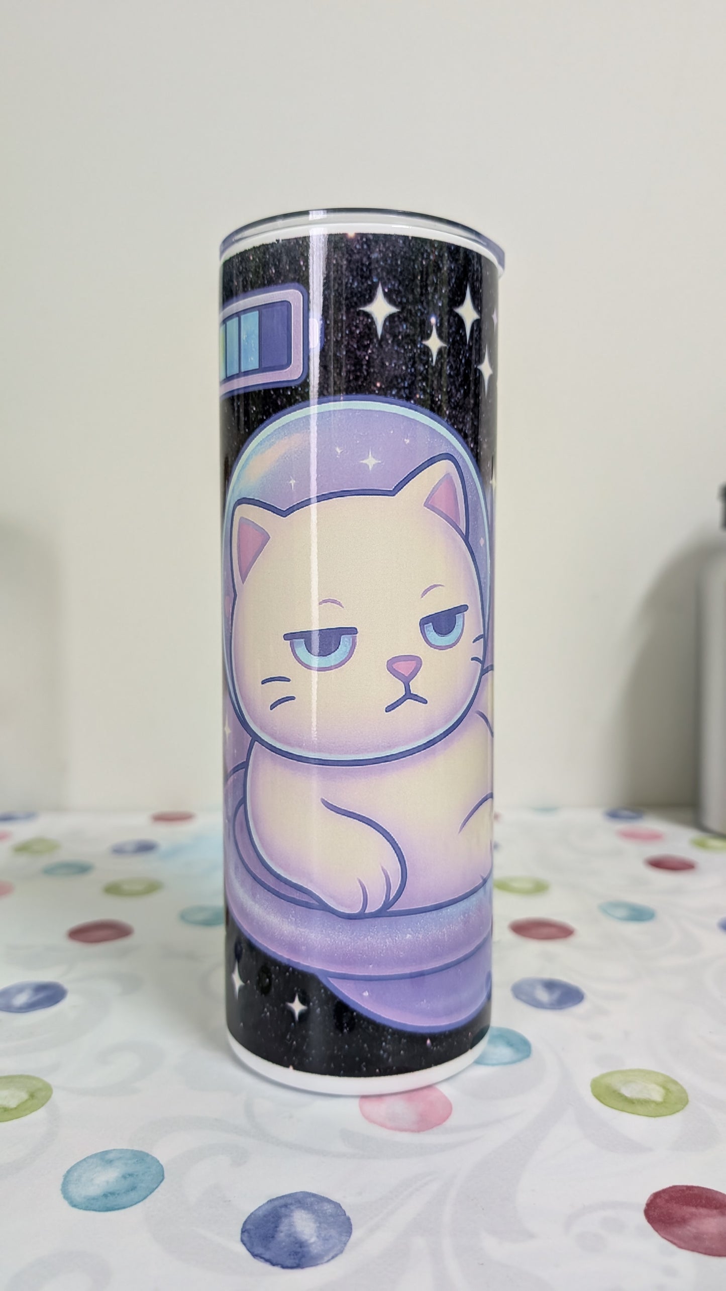 Tumblerbecher Space Katze B-Ware