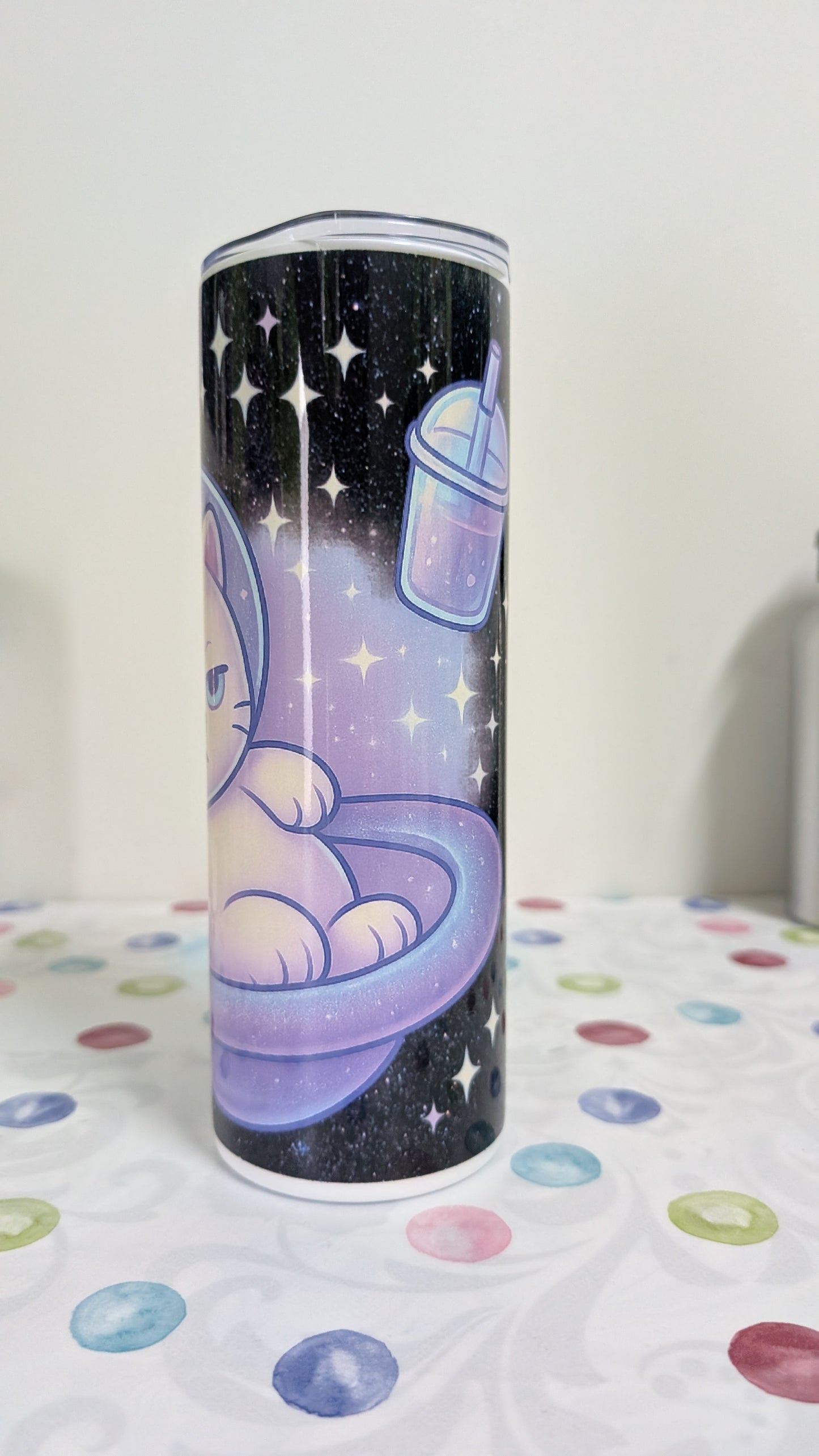 Tumblerbecher Space Katze B-Ware