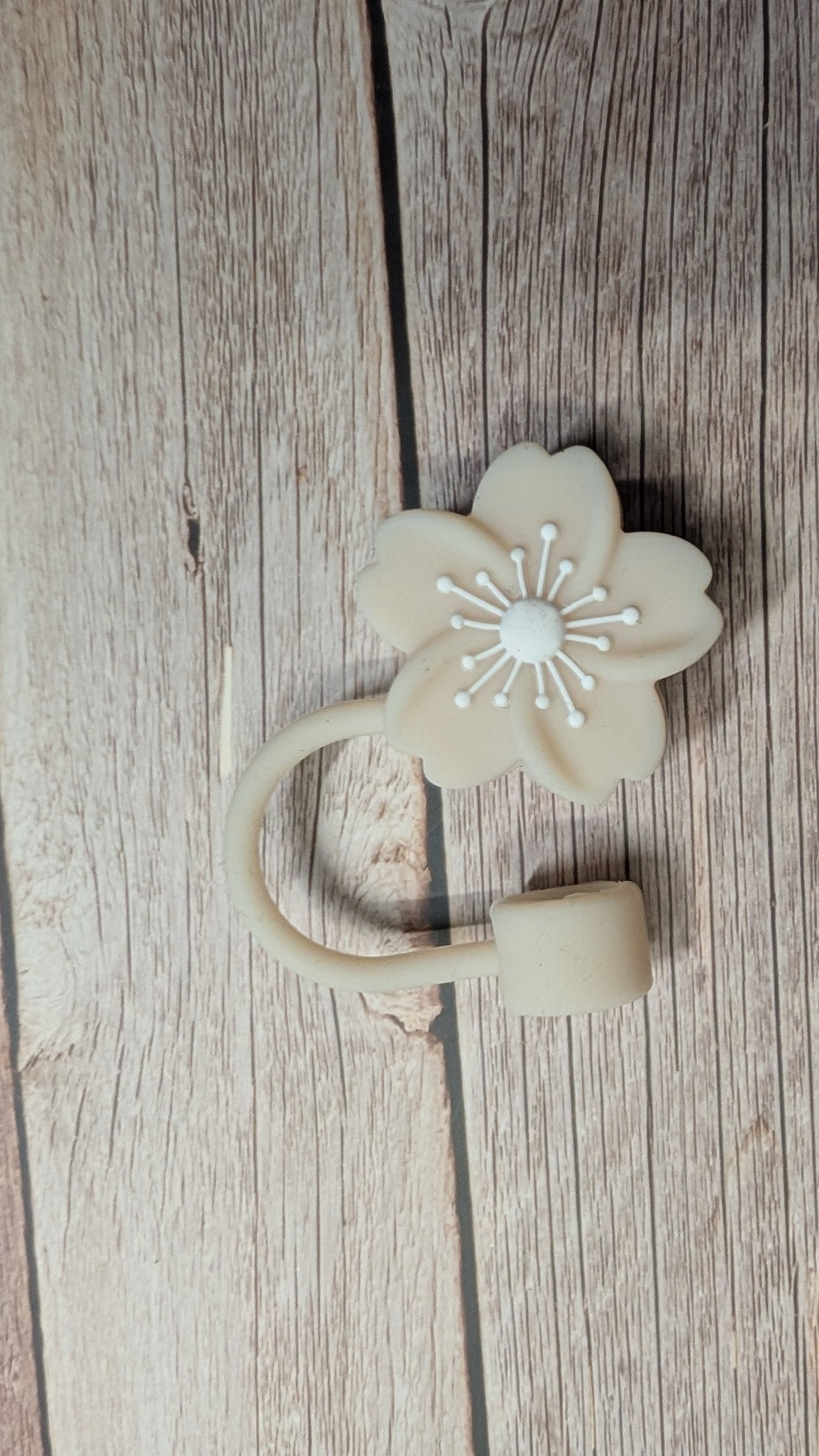 Strohhalmtopper Sakura Beige