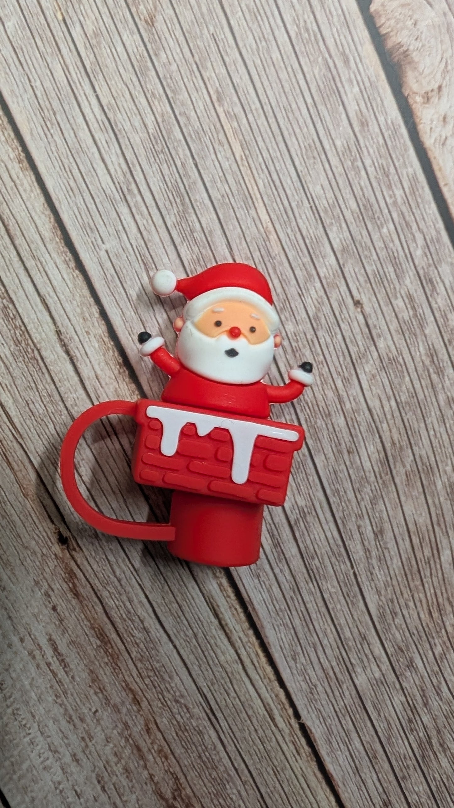 Strohhalmtopper Santa