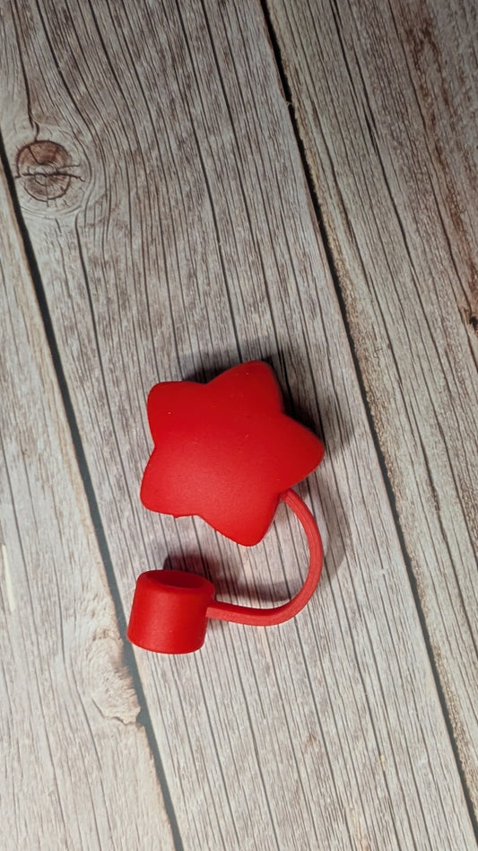 Strohhalmtopper Roter Stern