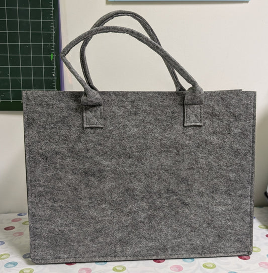 Filztasche Dunkelgrau