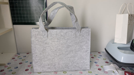 Filztasche Hellgrau 2