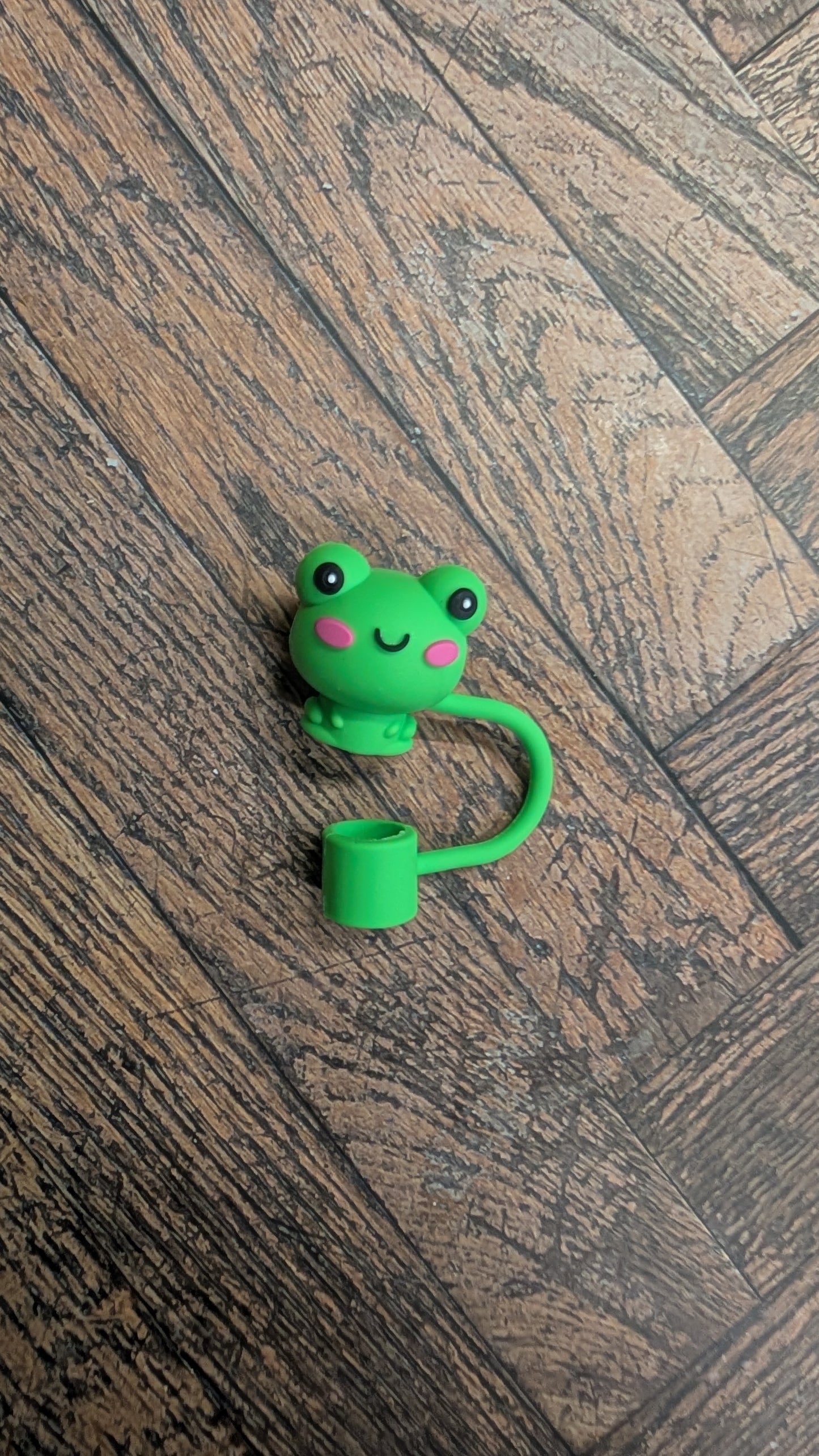 Strohhalmtopper Frosch 2