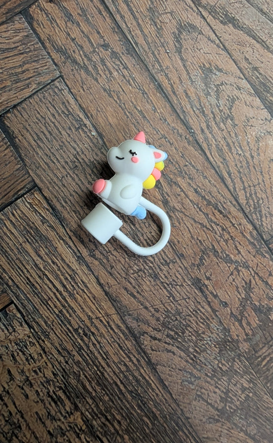 Strohhalmtopper Einhorn