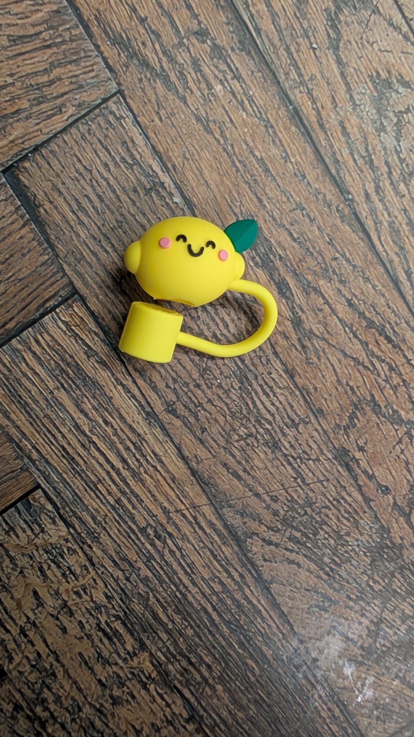 Strohhalmtopper Zitrone