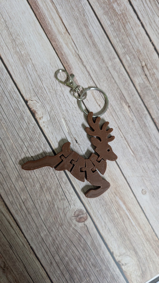 Schlüsselanhänger Flexi Rentier