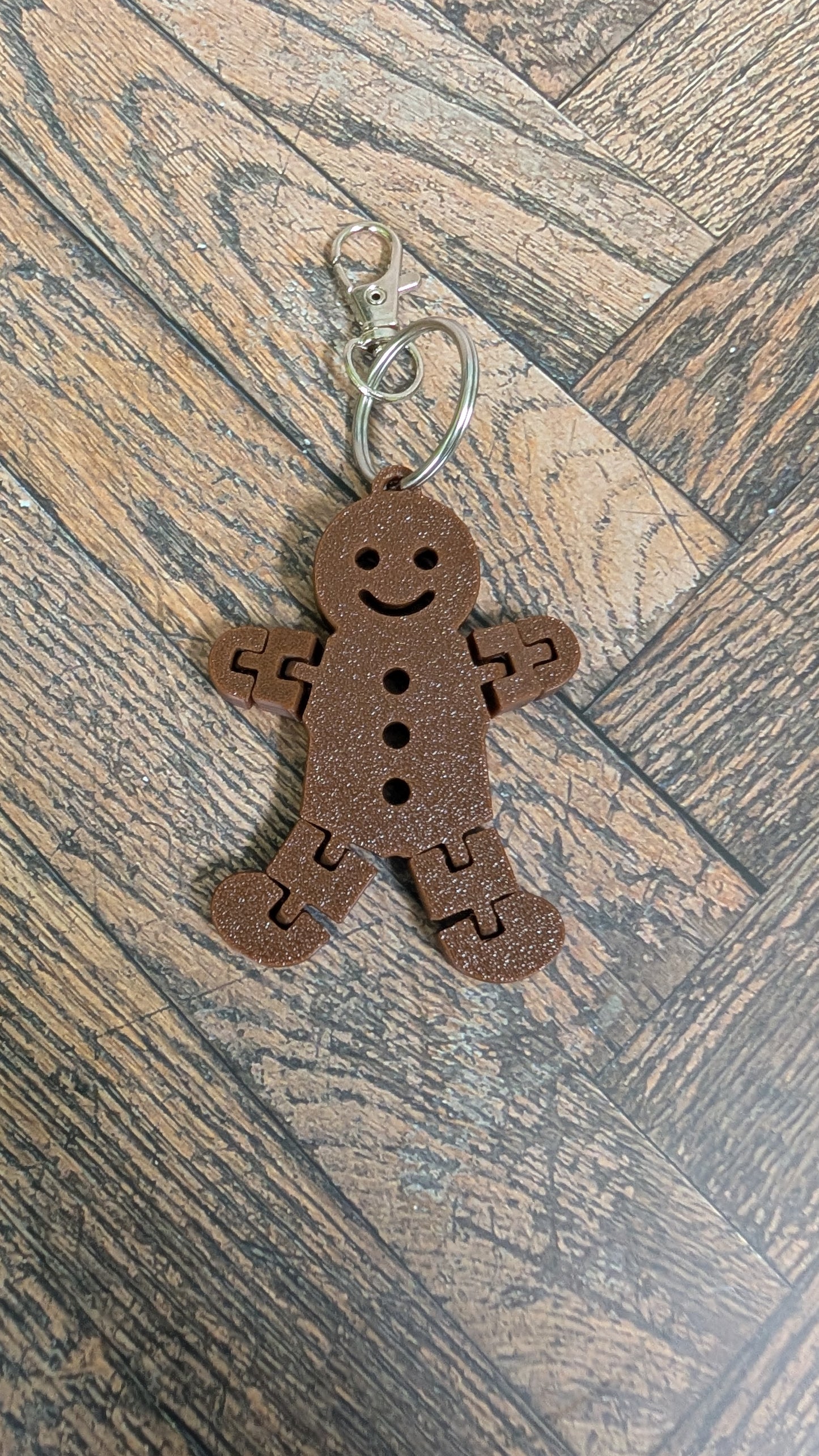 Schlüsselanhänger Flexi Lebkuchenmann